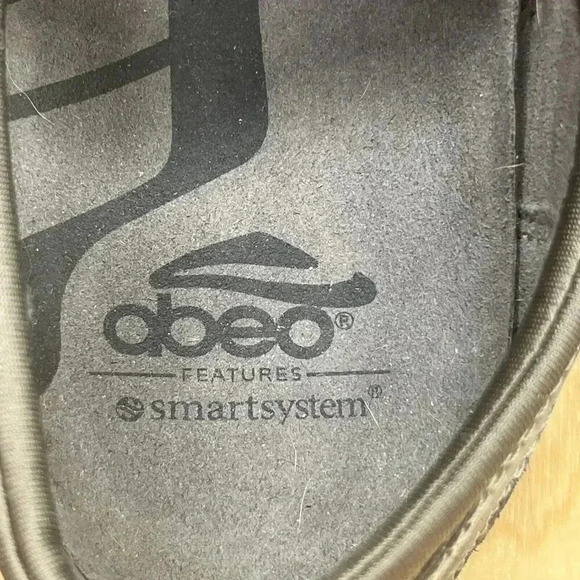 Abeo Women's Smart System Mary Jane Shoe Size 8.5 Gray Leather Loafers 3590 - Picture 6 of 10